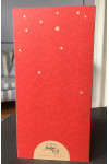 Sternkopf-Engel Karte "Himmlische Weihnachten", rot